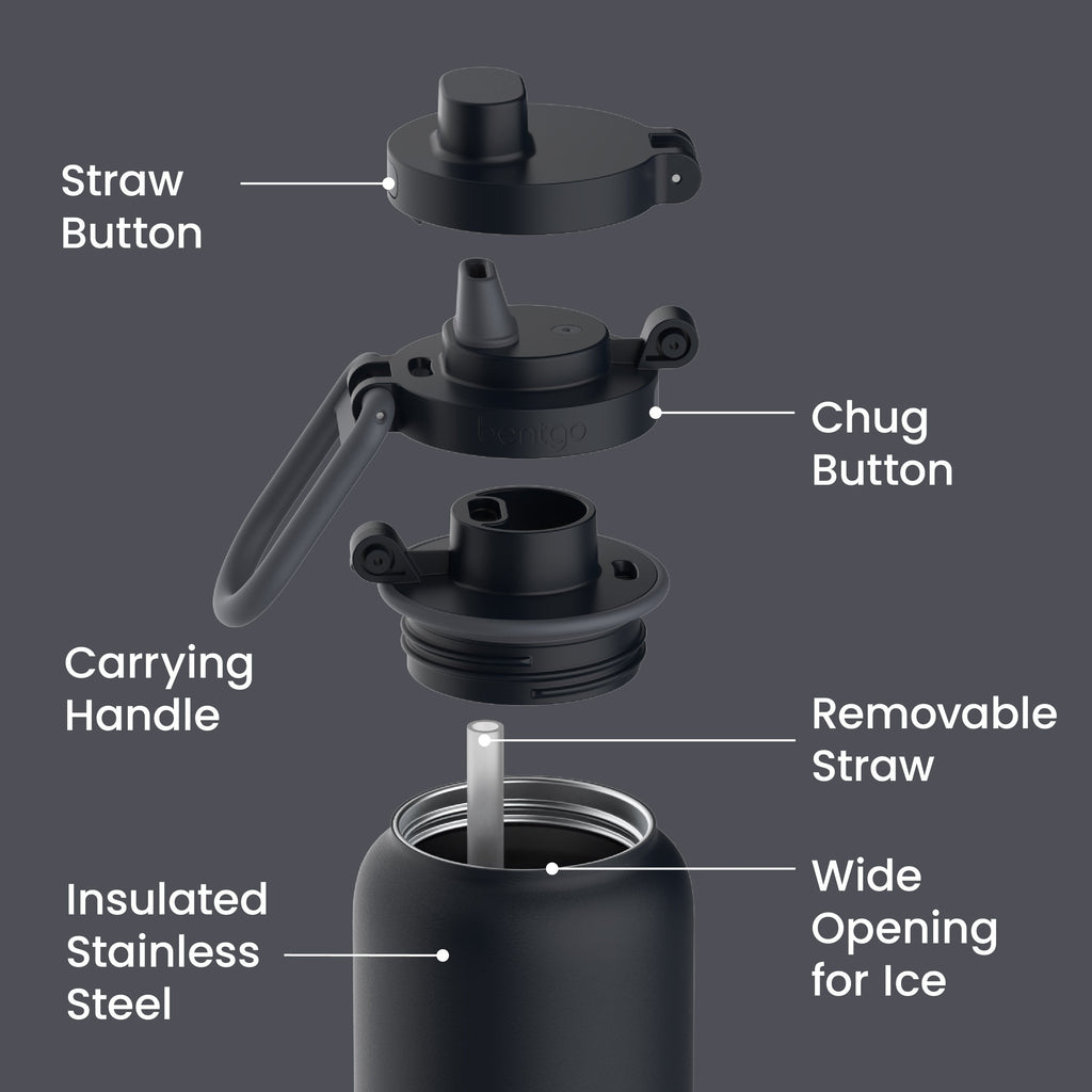 Bentgo Flip 2-in-1 Water Bottle (24 fl oz)