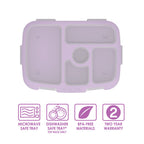 Bentgo Kids Prints Tray with Transparent Cover